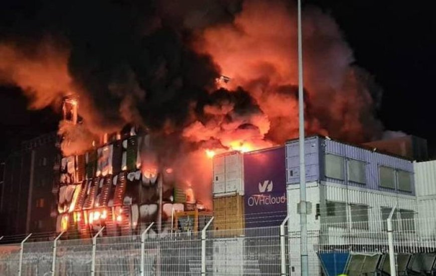 Incêndio na OVH de Estrasburgo, França